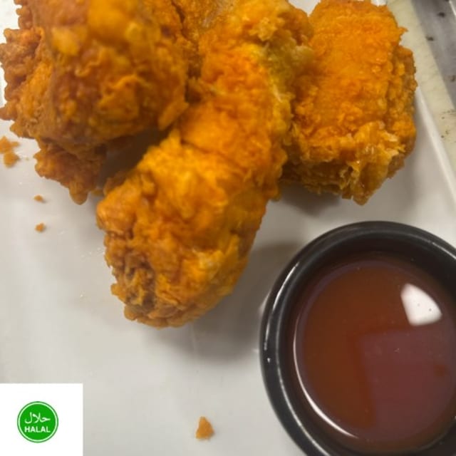 Ocean Blue Fried Chicken.
