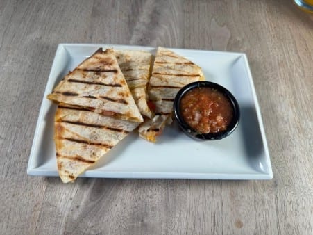 Ocean Blue Quesadilla.