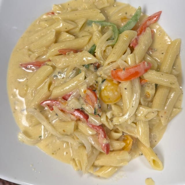 Side of Jerk Pasta.