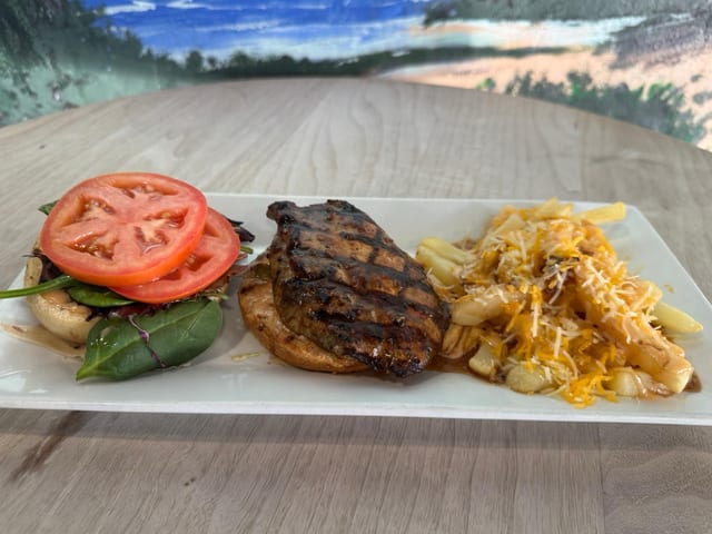 Jerk Chicken Sandwich.